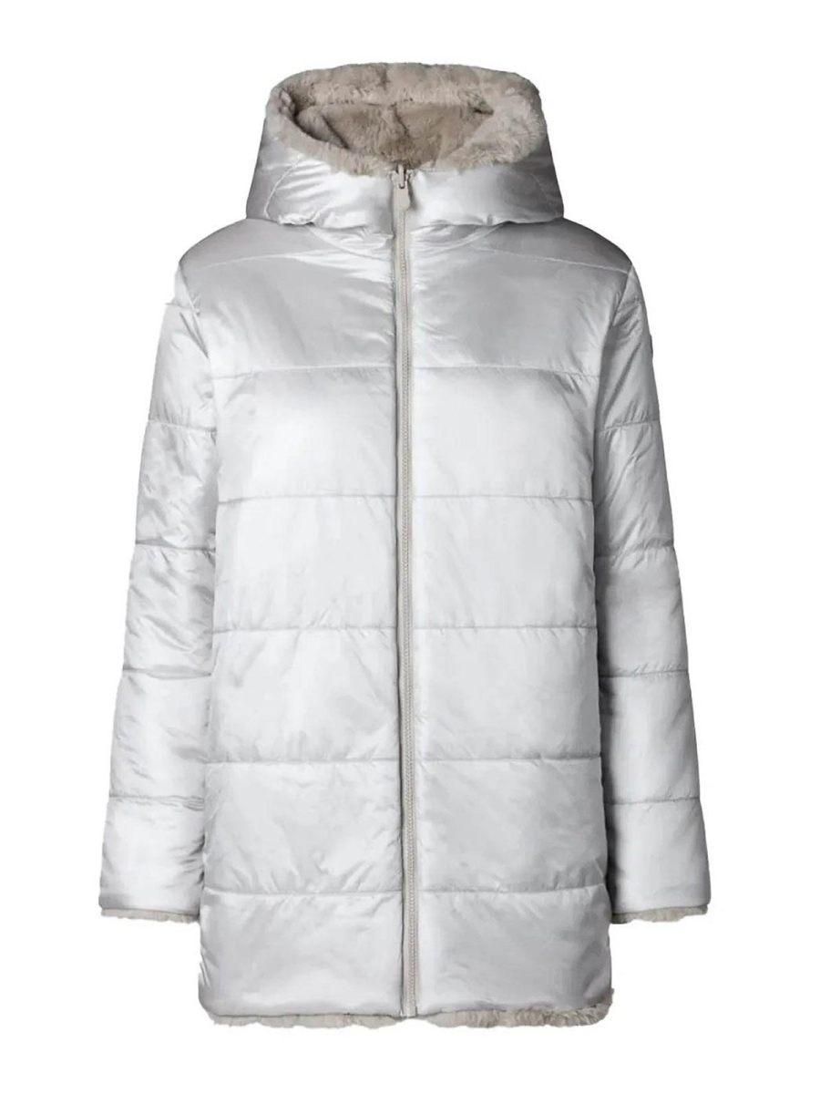 Save the Duck Manteau Au Genou - Gris