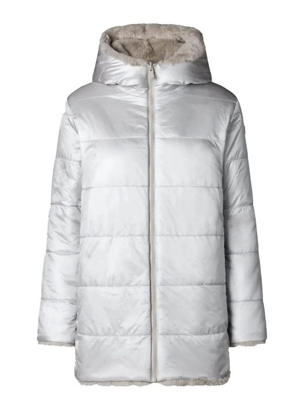 Save the Duck Manteau Au Genou - Gris