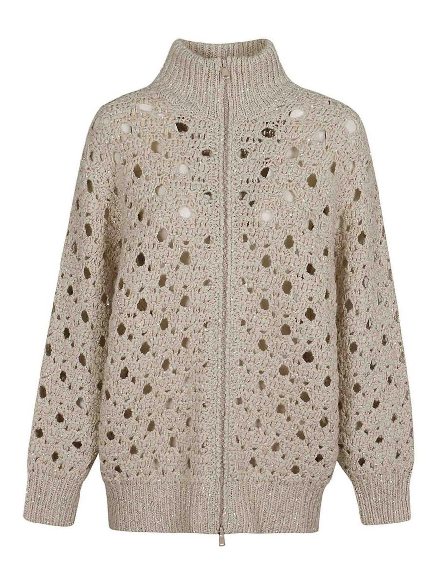 Brunello Cucinelli Cardigan - Blanc