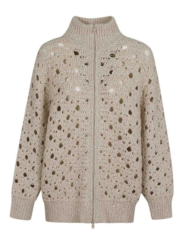 Brunello Cucinelli Cardigan - Blanc