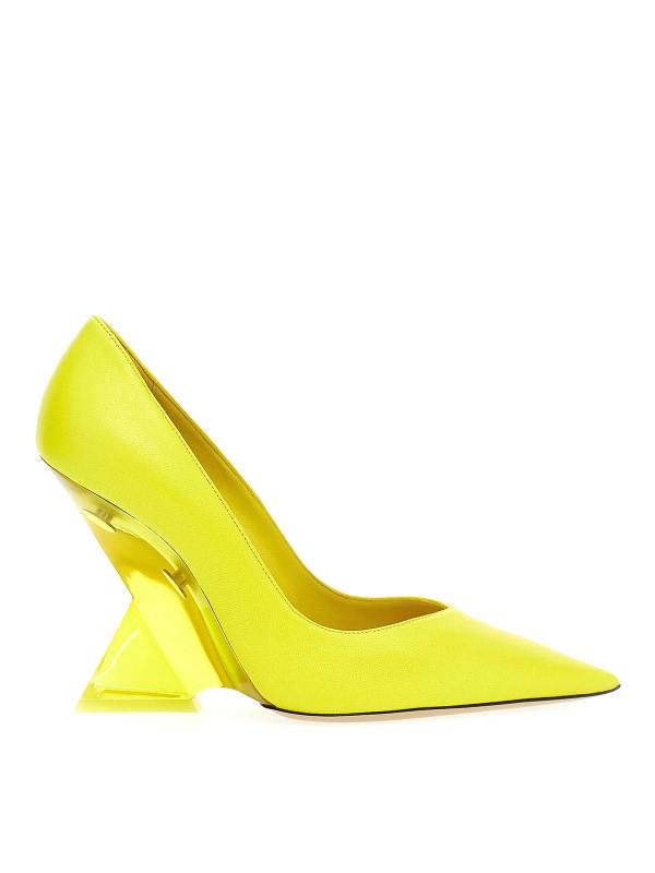 The Attico Chaussures À Talon - Jaune