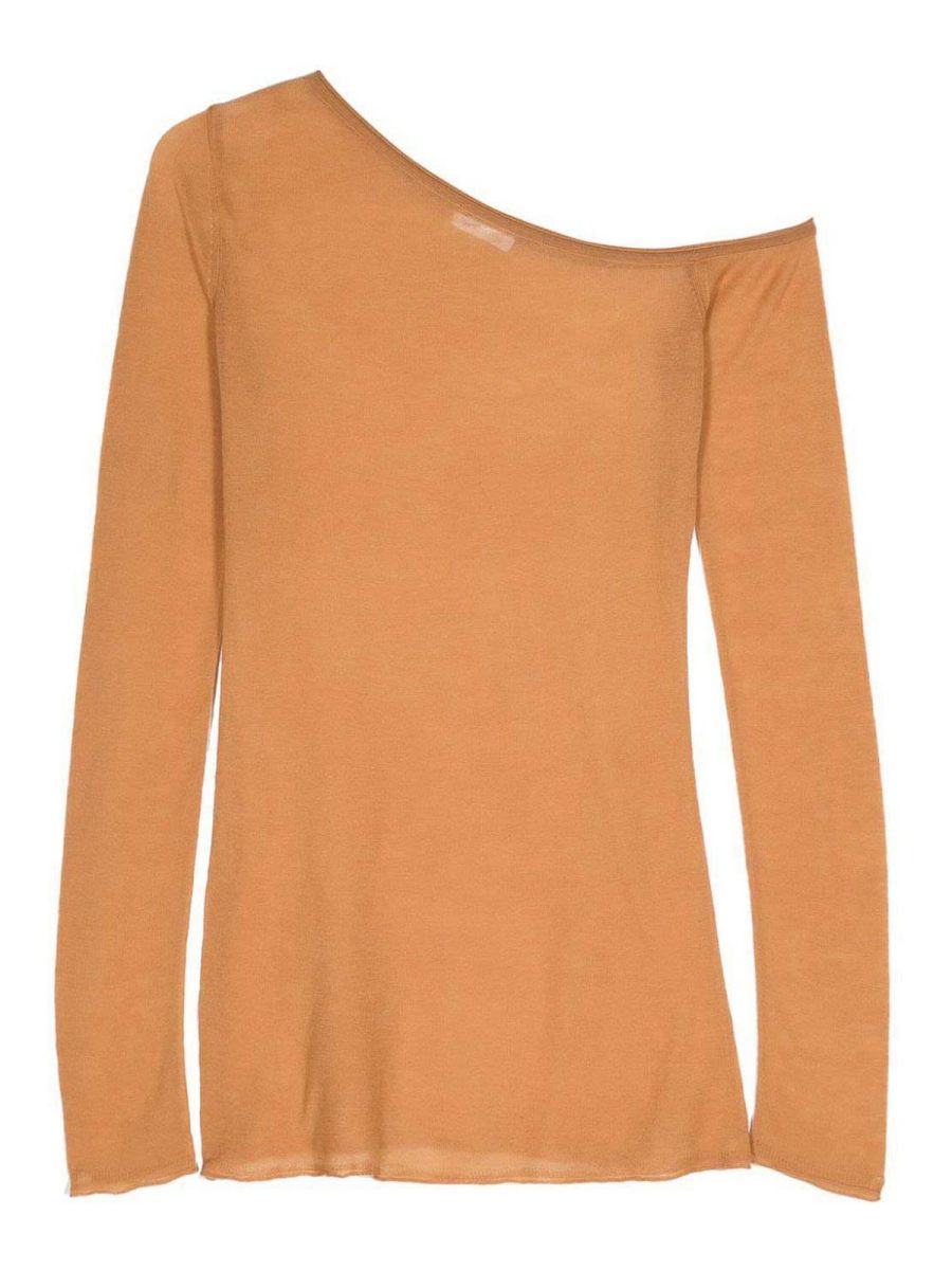 Patrizia Pepe Pull Col Rond - Marron