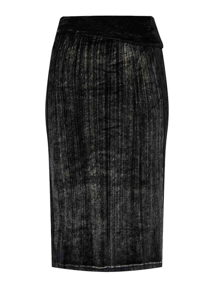 Diesel Jupe Midi - Noir