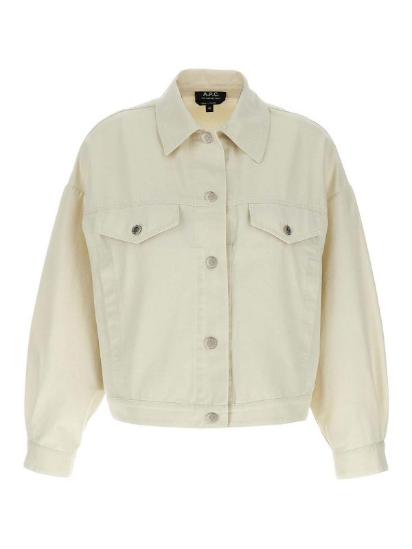 A. P.C. Veste Casual - Blanc