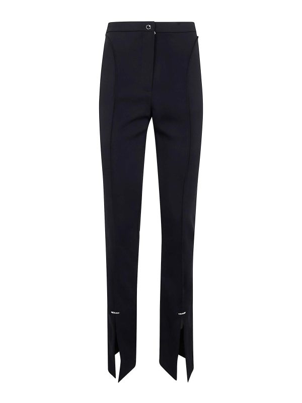 Mugler Pantalons Décontractés - Noir