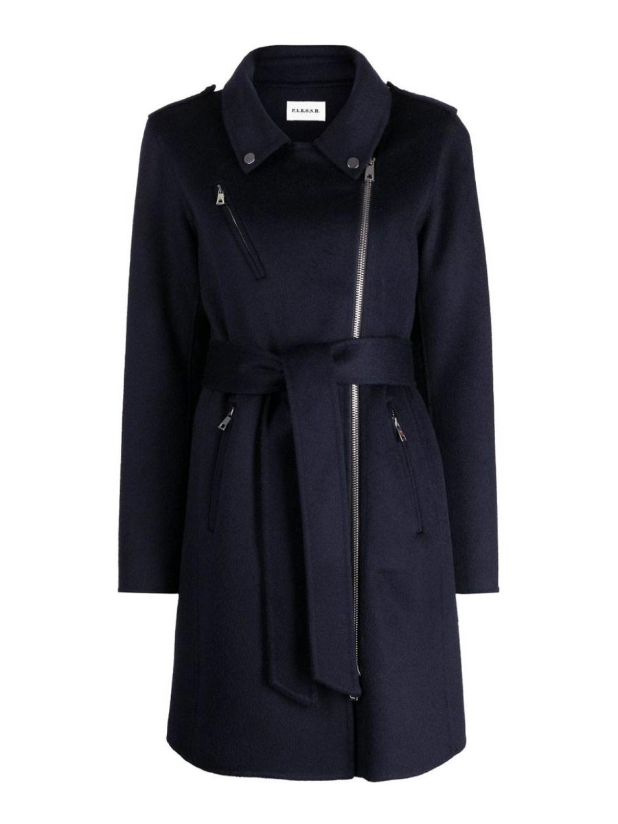 P. A.R. O.S. H. Manteau Court - Bleu
