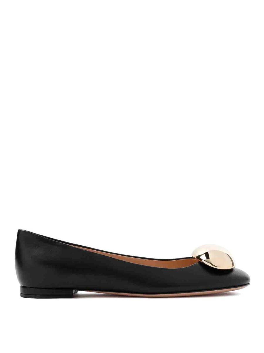 Gianvito Rossi Ballerines - Noir