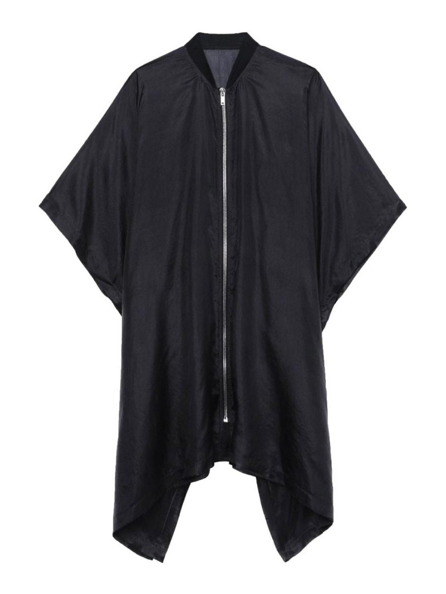 Rick Owens Manteau Court - Noir