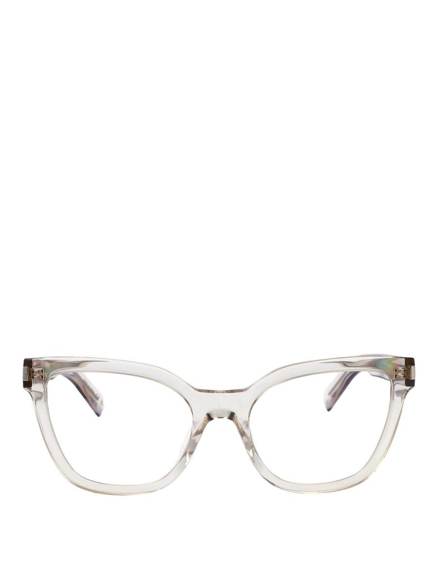 Saint Laurent Lunettes De Soleil - Beige