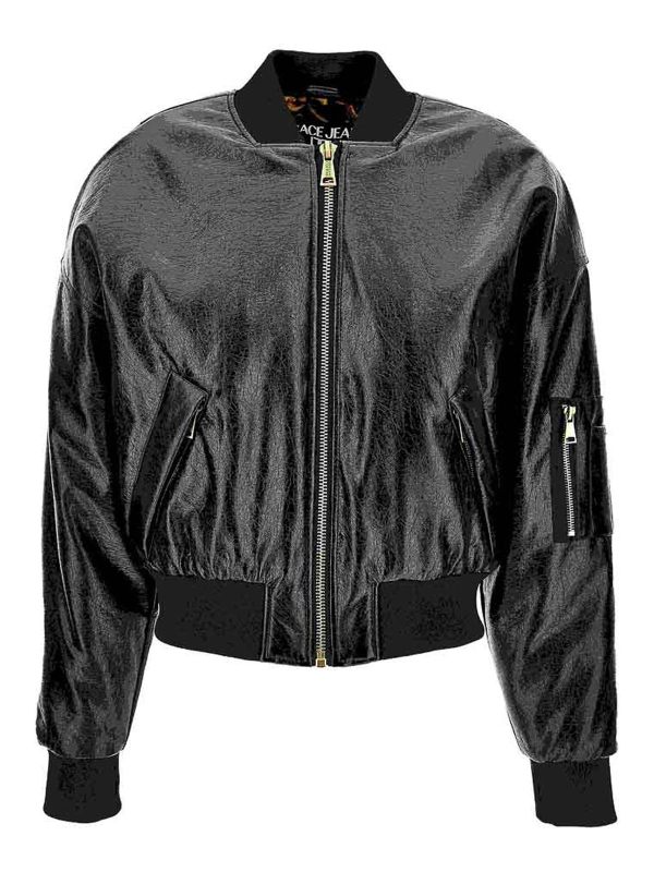 Versace Jeans Couture Blouson En Cuir - Noir