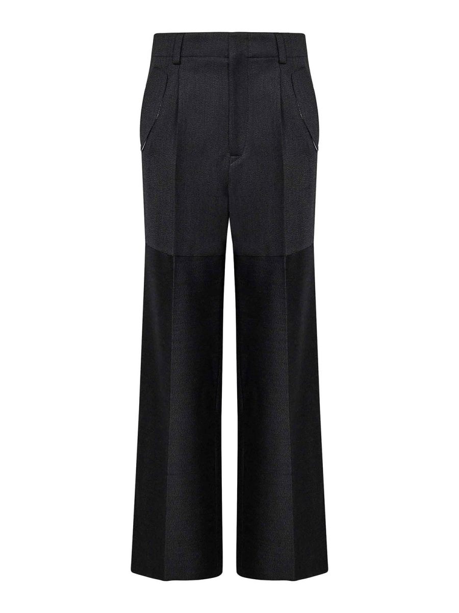 Victoria Beckham Pantalons Décontractés - Gris