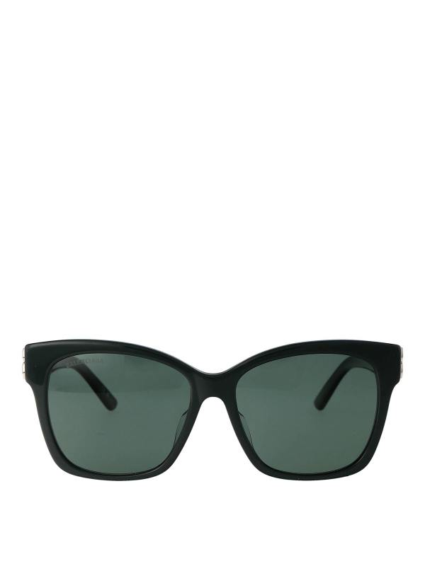 Balenciaga Lunettes De Soleil - Vert