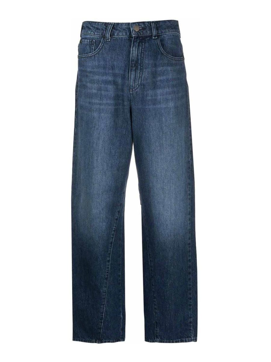Emporio Armani Jean Bootcut - Bleu