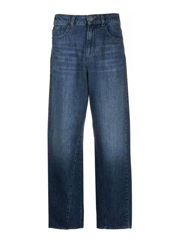 Emporio Armani Jean Bootcut - Bleu