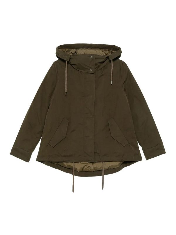 Herno Manteau Au Genou - Vert