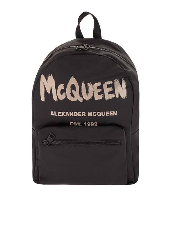 Alexander Mcqueen Sac À Dos - Noir