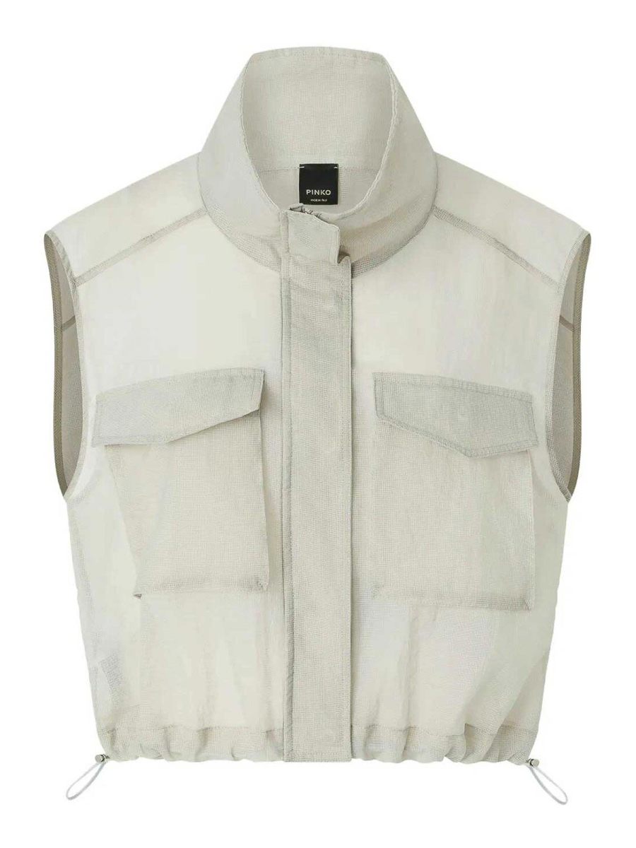 Pinko Gilet - Gris Clair