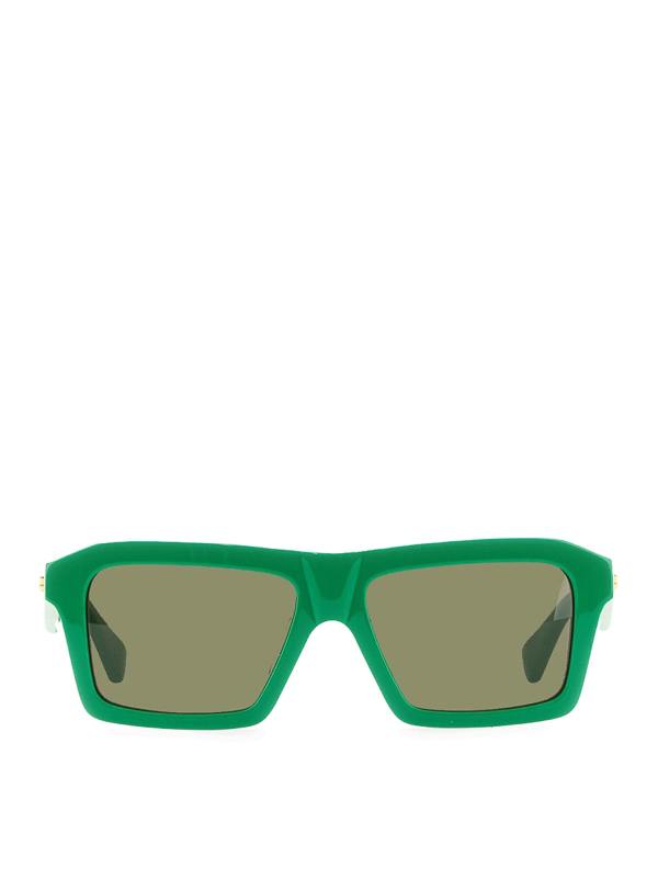 Bottega Veneta Lunettes De Soleil - Vert
