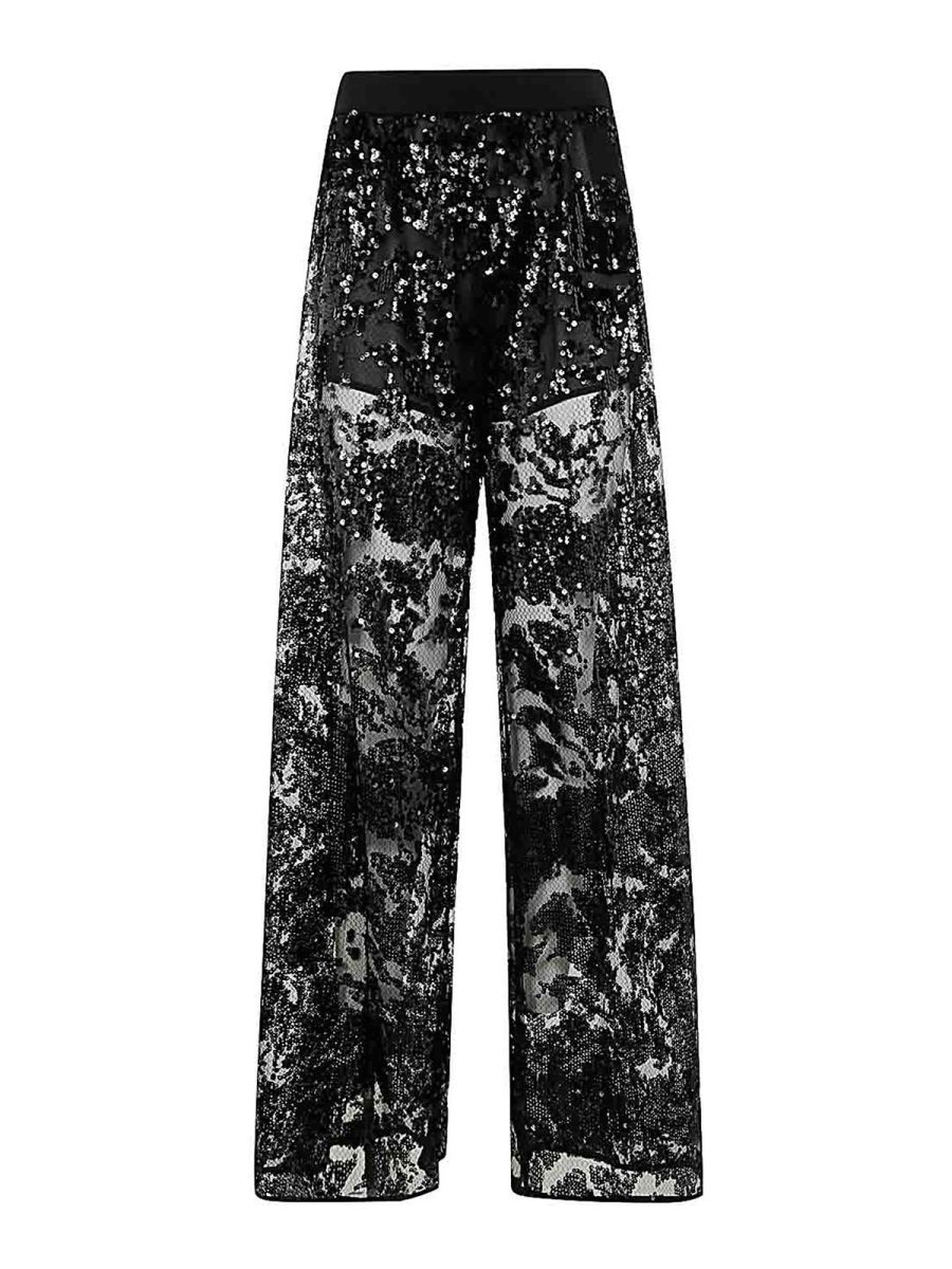 Semicouture Pantalons Décontractés - Noir