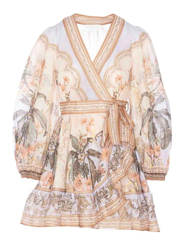 Zimmermann Robe Courte - Multicolore