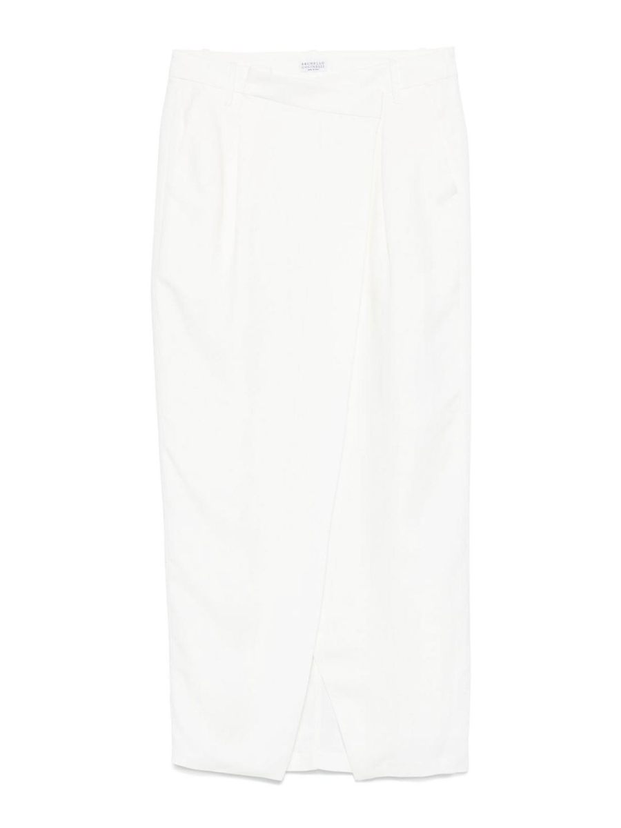 Brunello Cucinelli Jupe Midi - Beige
