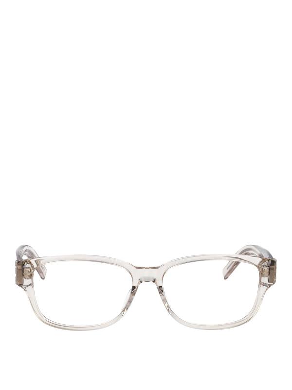 Saint Laurent Lunettes De Soleil - Beige
