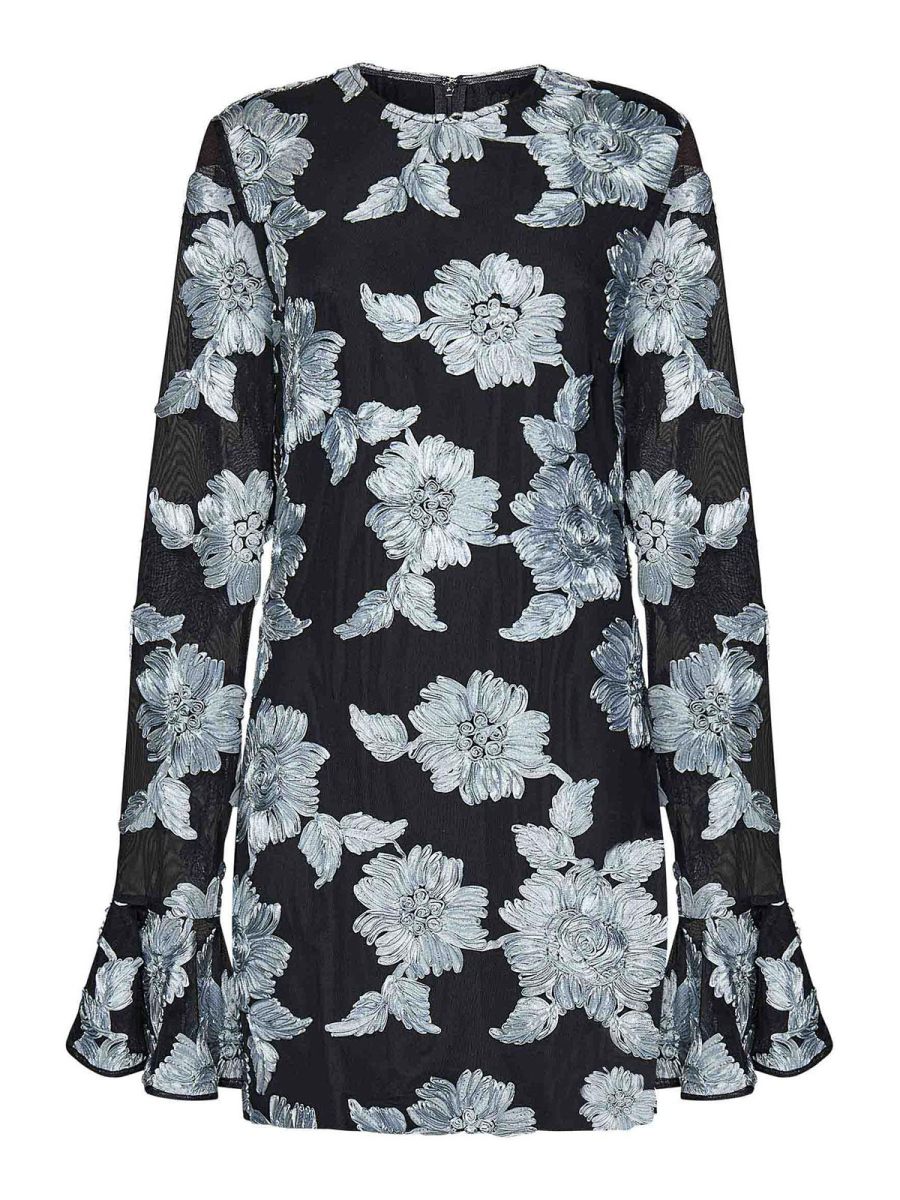 Rotate Birger Christensen Robe Courte - Gris