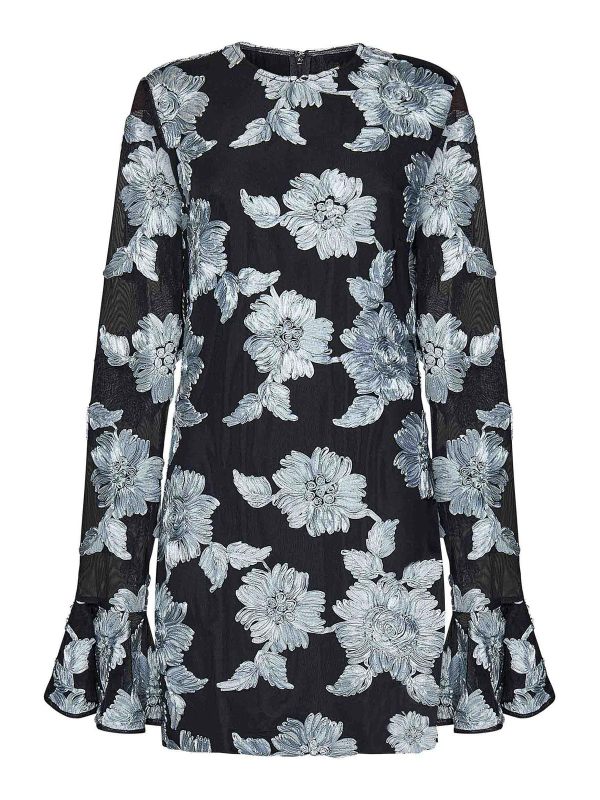 Rotate Birger Christensen Robe Courte - Gris