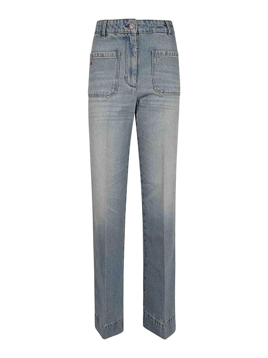 Victoria Beckham Jean Bootcut - Bleu