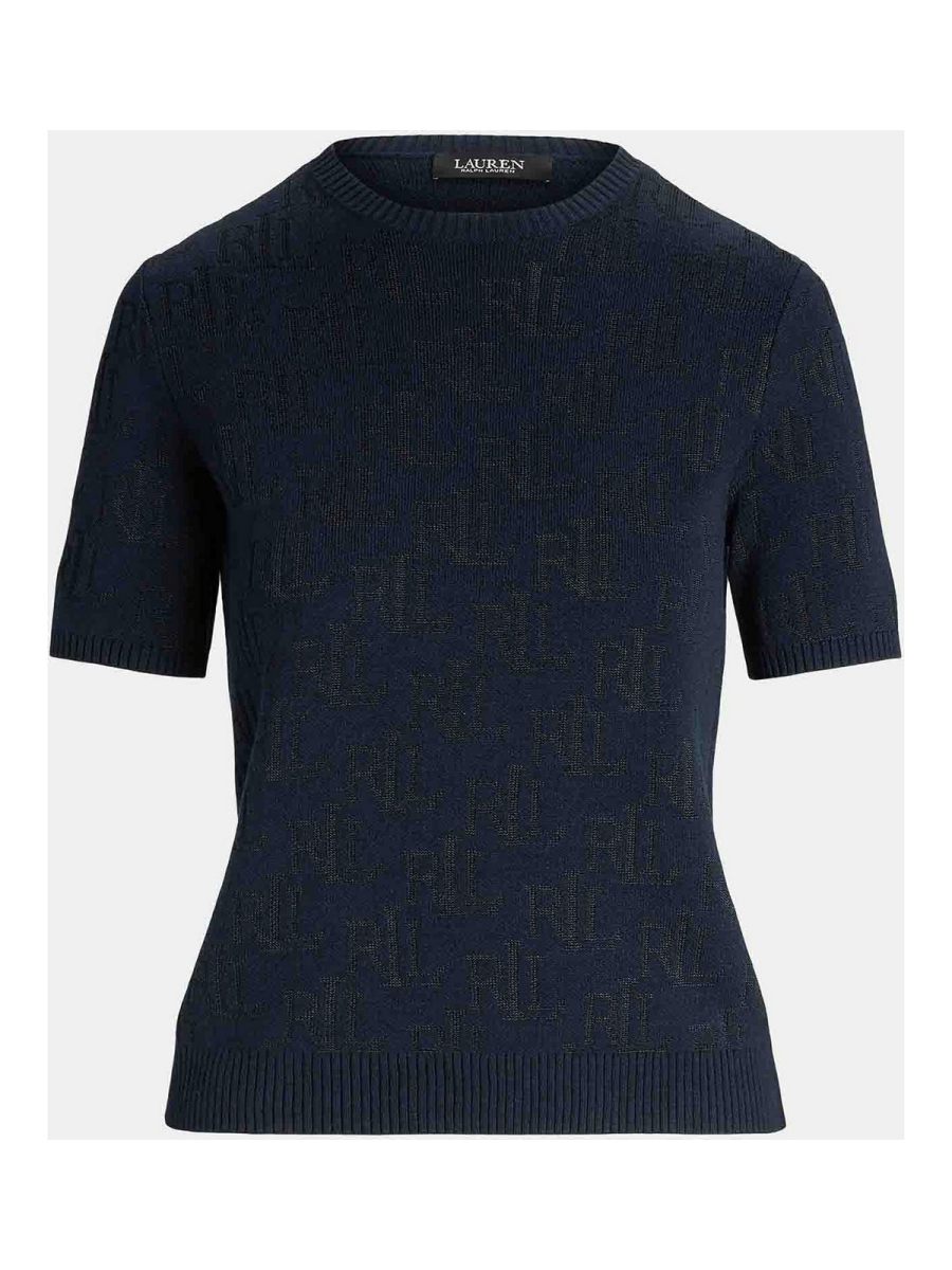 Lauren Ralph Lauren Pull Col Rond - Bleu Foncé