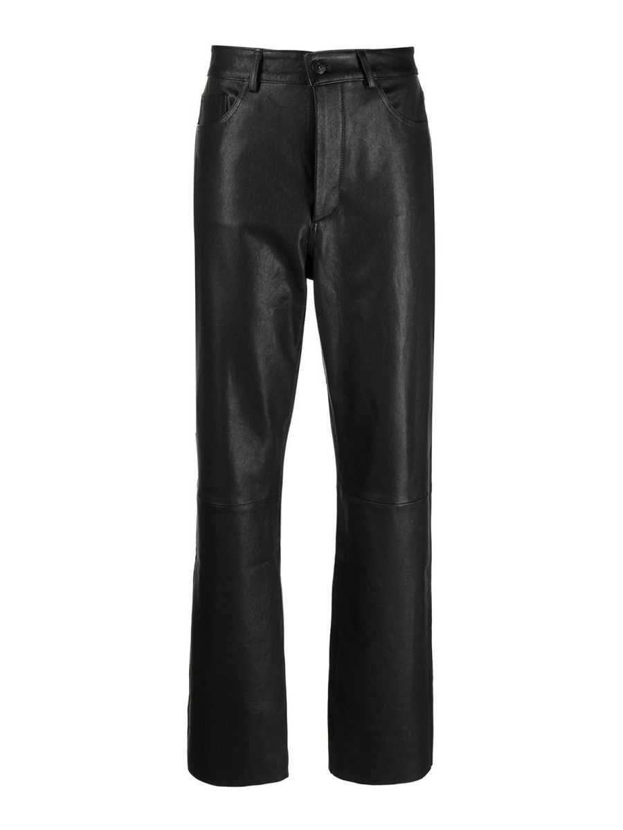 3x1 Pantalons En Cuir - Noir
