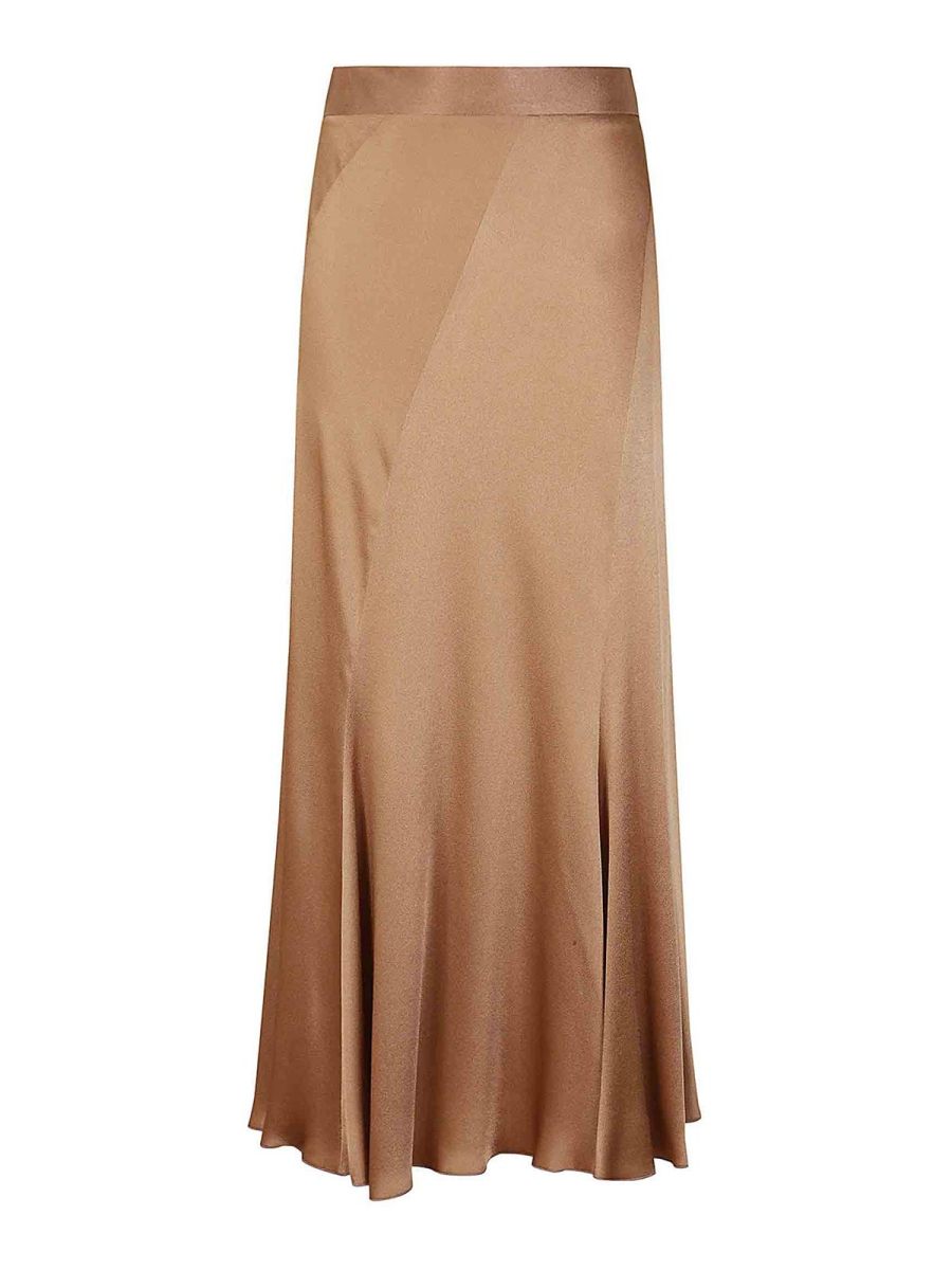 Alberta Ferretti Jupe Midi - Beige