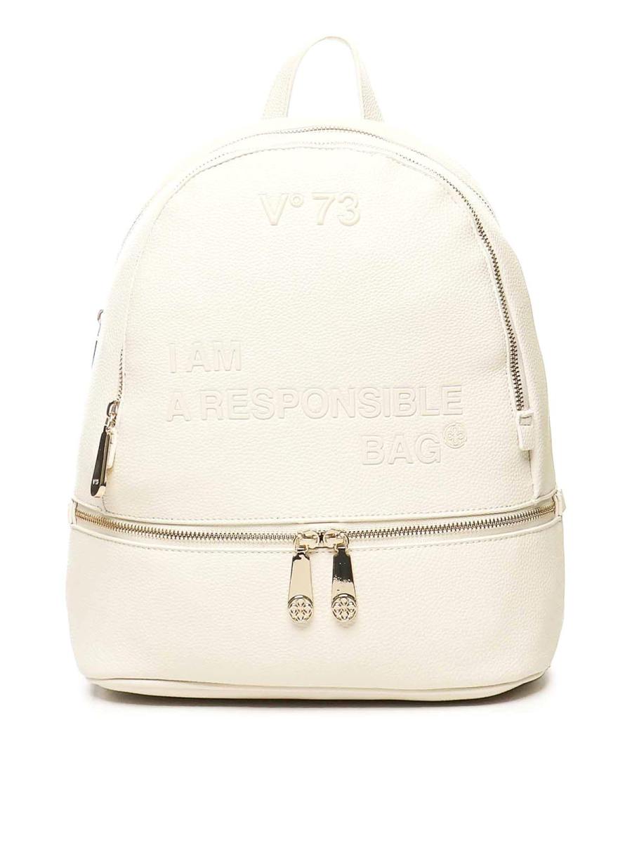 V°73 Sac À Dos - Blanc