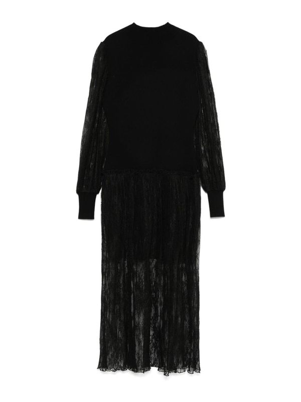 Twinset Robe Au Genou - Noir