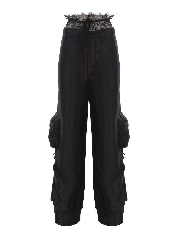 Rotate Birger Christensen Pantalons Décontractés - Noir
