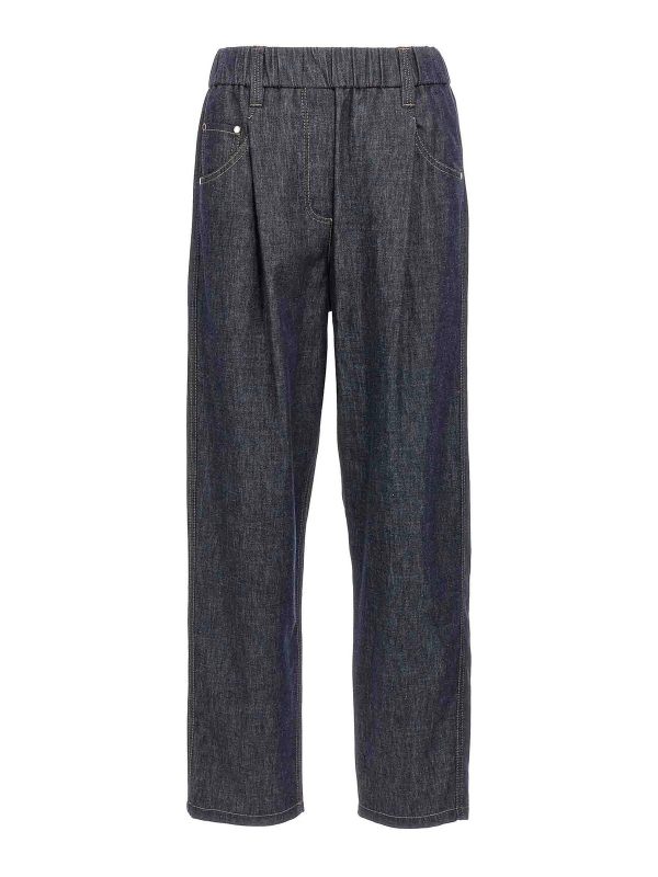 Brunello Cucinelli Jean Bootcut - Bleu