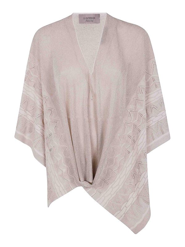 D. Exterior Manteau Au Genou - Blanc