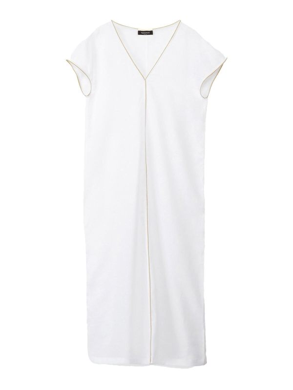 Fabiana Filippi Robe Au Genou - Blanc