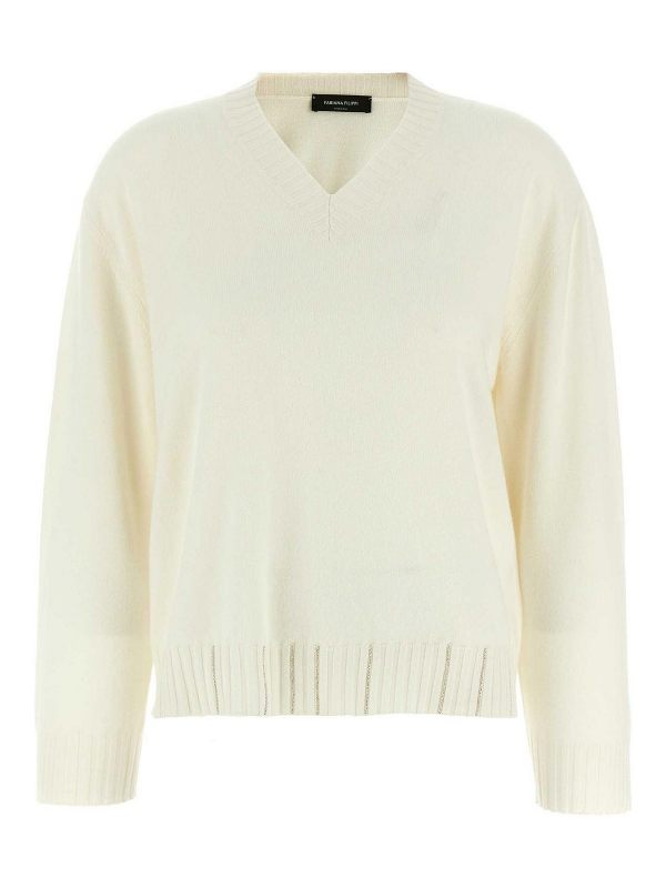 Fabiana Filippi Pull Col Rond - Beige