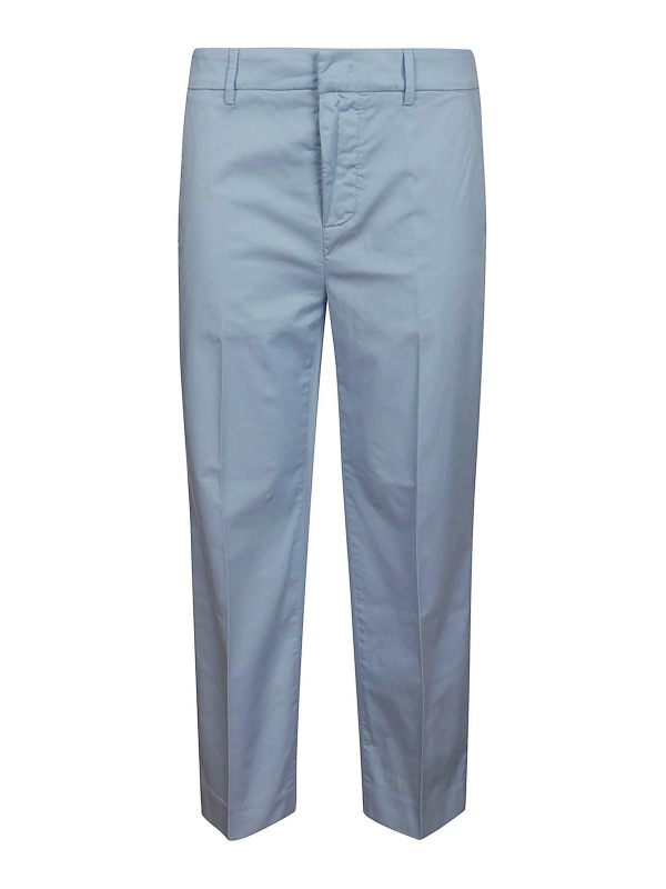 Dondup Pantalons Décontractés - Bleu Clair