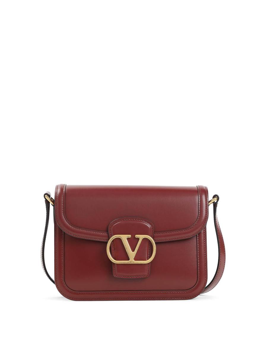Valentino Garavani Sac Bandoulière - Rouge Bru