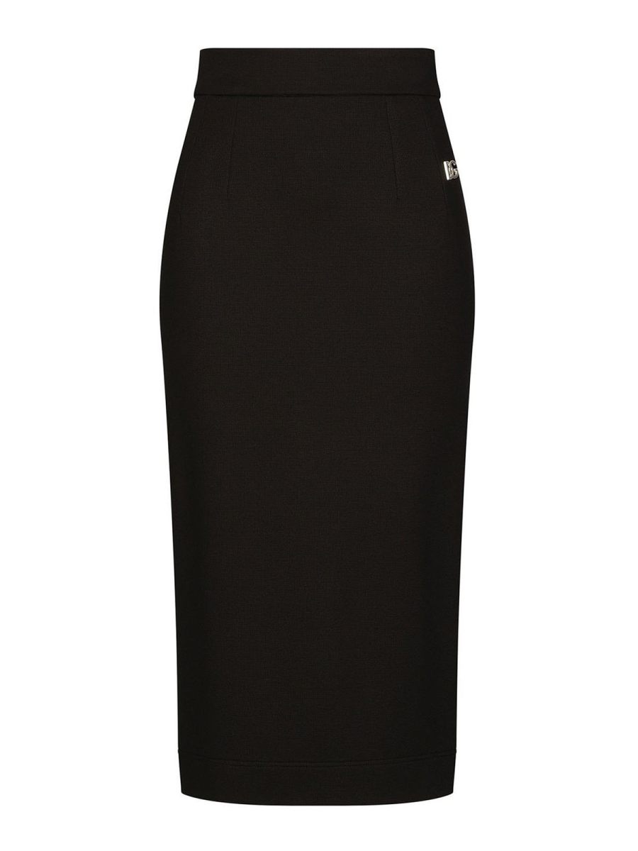 Dolce & Gabbana Jupe Midi - Noir