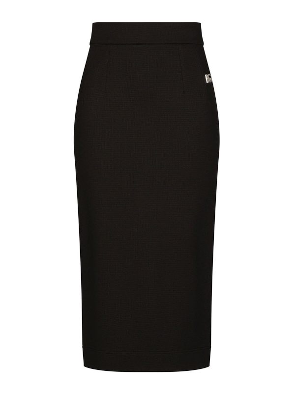 Dolce & Gabbana Jupe Midi - Noir