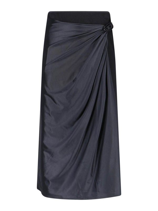 Diesel Jupe Midi - Noir