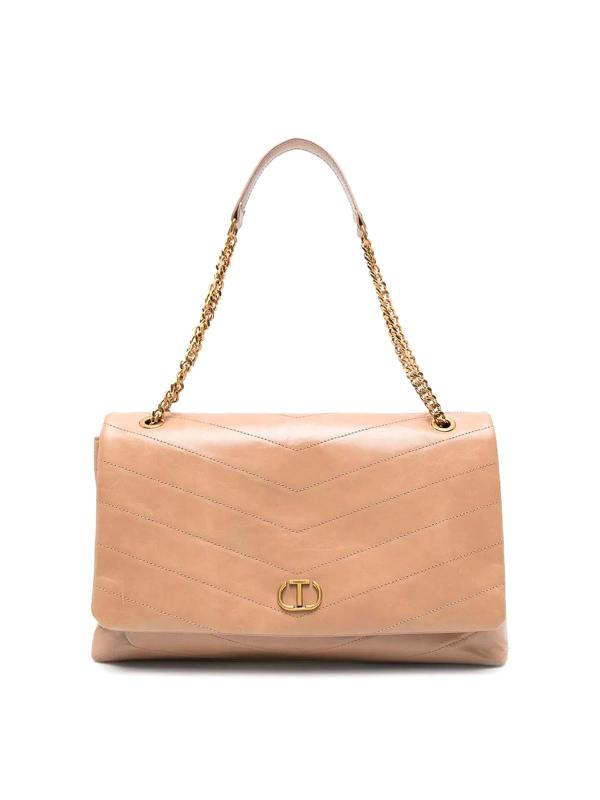 Twinset Sac Bandoulière - Gris Clair