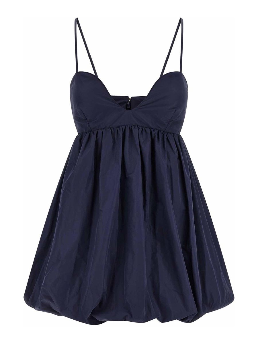 Pinko Robe Au Genou - Bleu