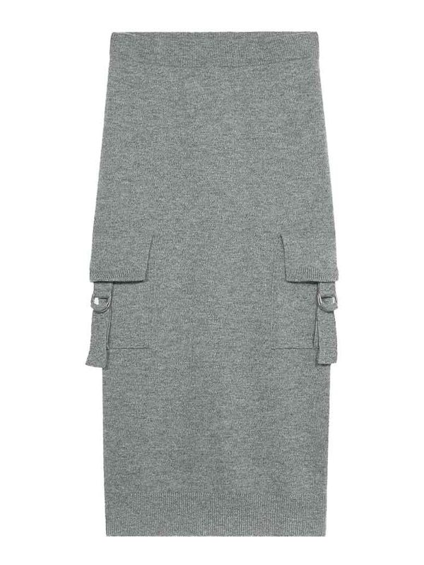 Blumarine Jupe Midi - Gris