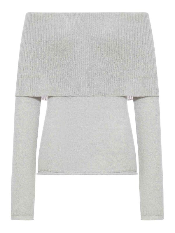 Roberto Collina Pull Col Rond - Gris