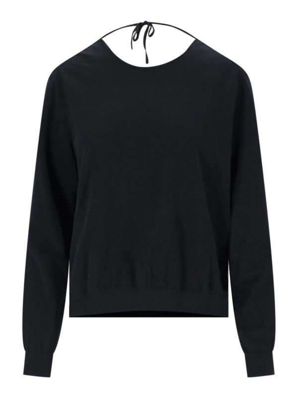 Aspesi Pull Col Bateau - Noir