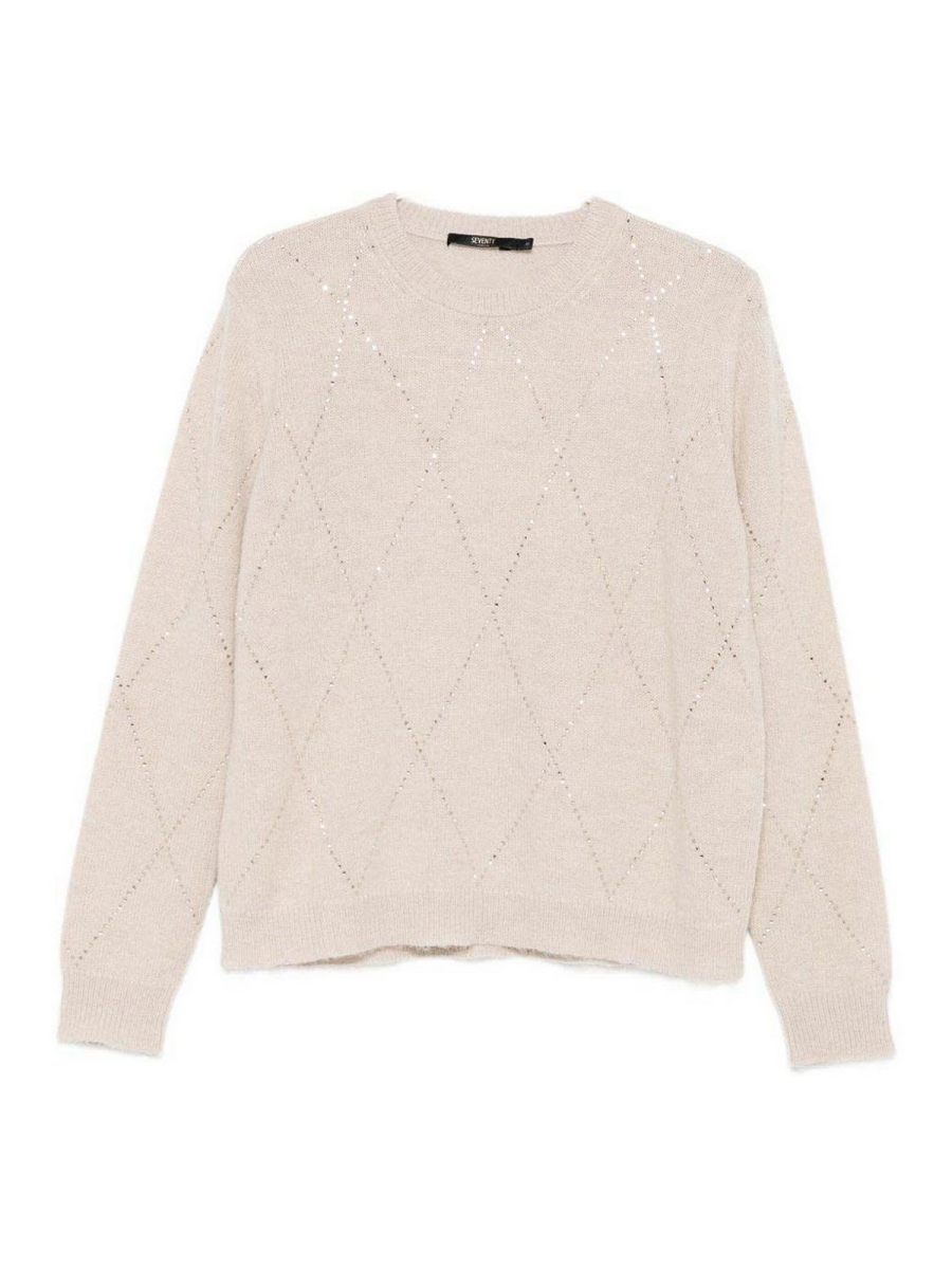 Seventy Pull Col Rond - Beige